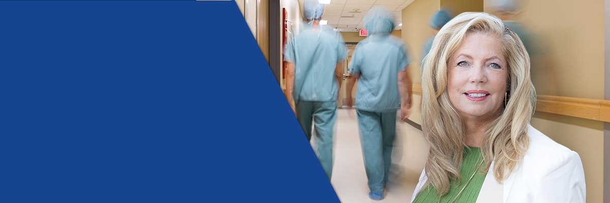 A medical team walking in the hospital corridor