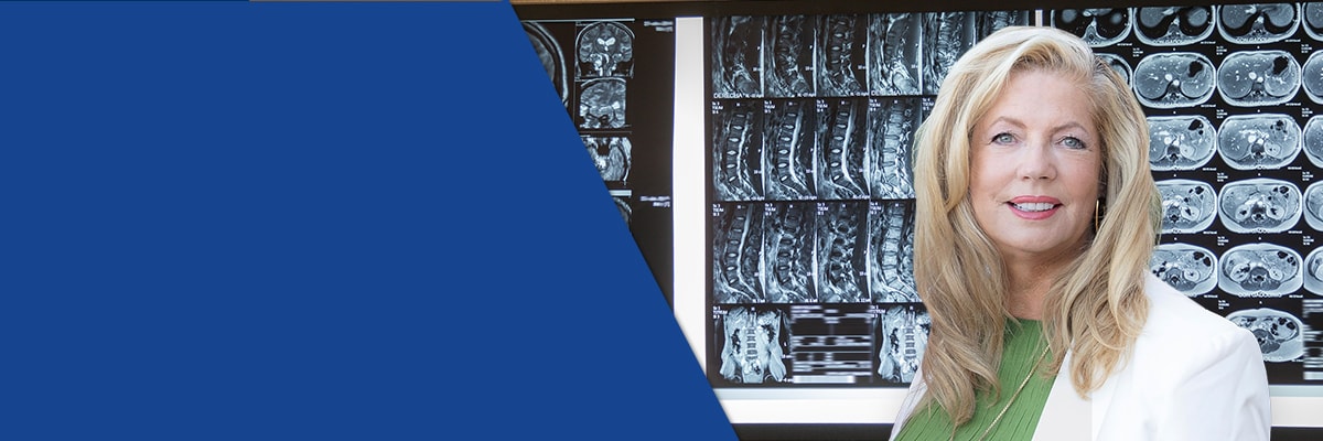 Multiple X-rays displayed on a light box