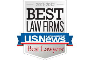 2011 - 2012 Best Law Firms - U.S. News - Best Lawyers - Badge