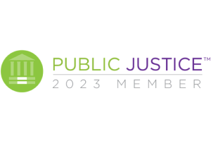 Public Justice 2023 Member - Badge